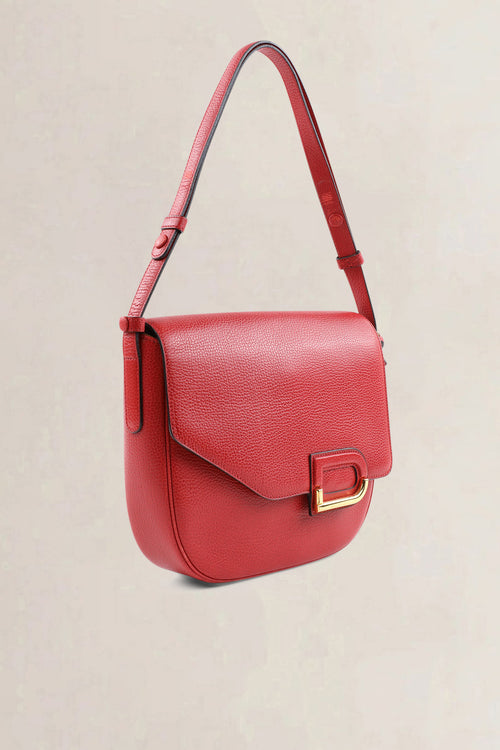 Delvaux Red Diva Crossbody Bag