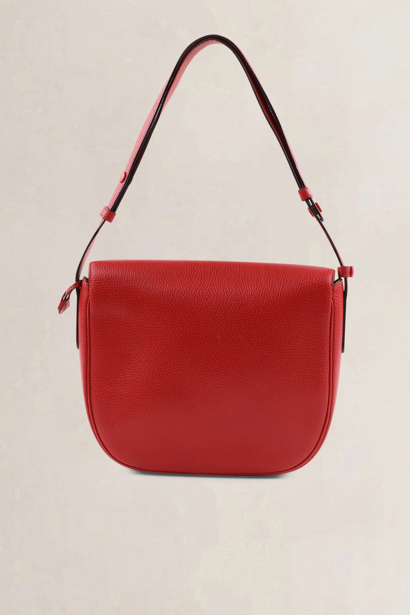 Delvaux Diva red leather crossbody — preloved