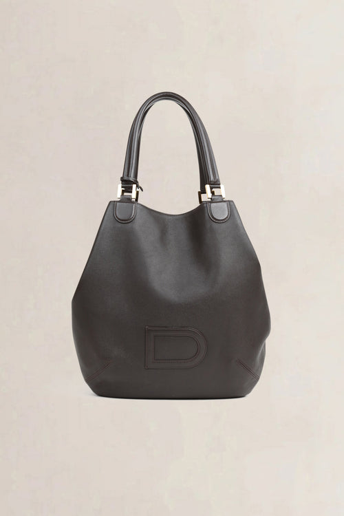 Delvaux Brown Louise Shoulder Bag