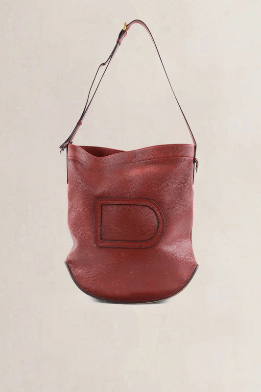 Delvaux Rosso Le Pin Crossbody Bag