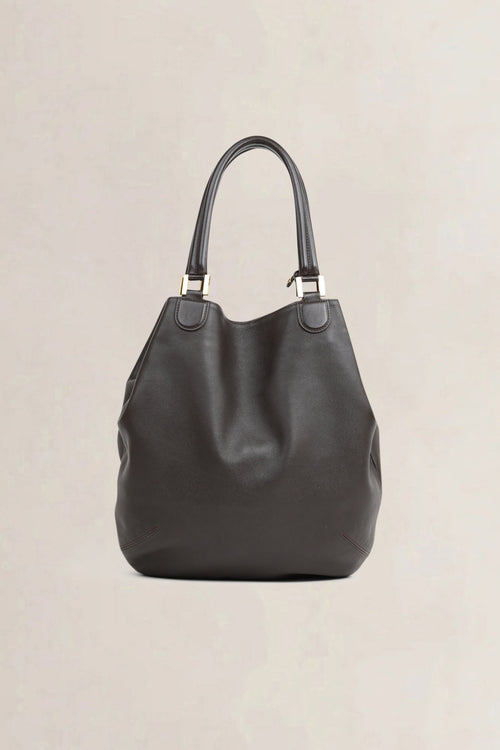 Delvaux Brown Louise Shoulder Bag