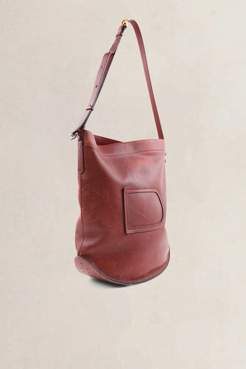 Delvaux Rosso Le Pin Crossbody Bag