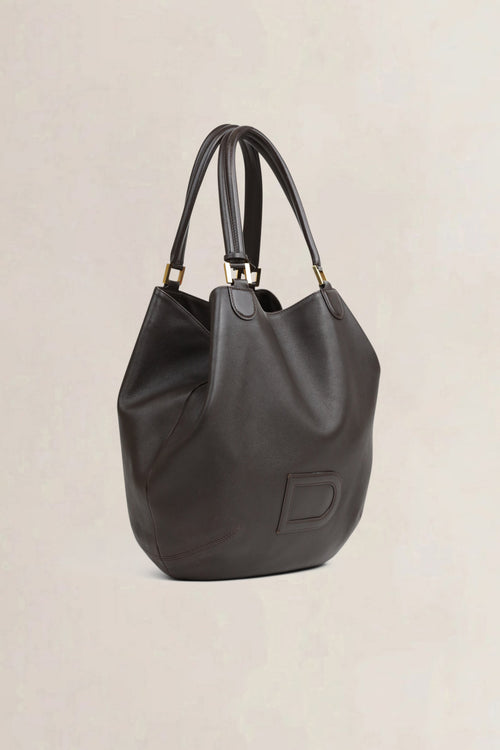 Delvaux Brown Louise Shoulder Bag