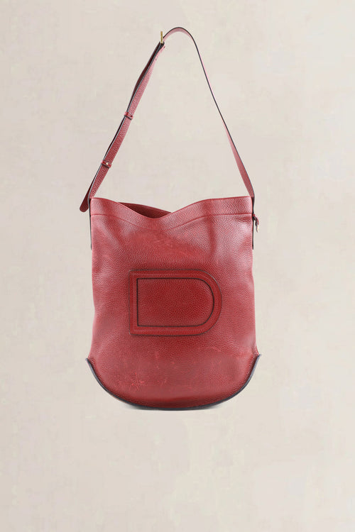 Delvaux Rosso Le Pin Crossbody Bag