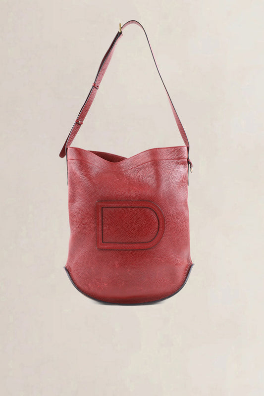 Delvaux Rosso Le Pin Crossbody Bag