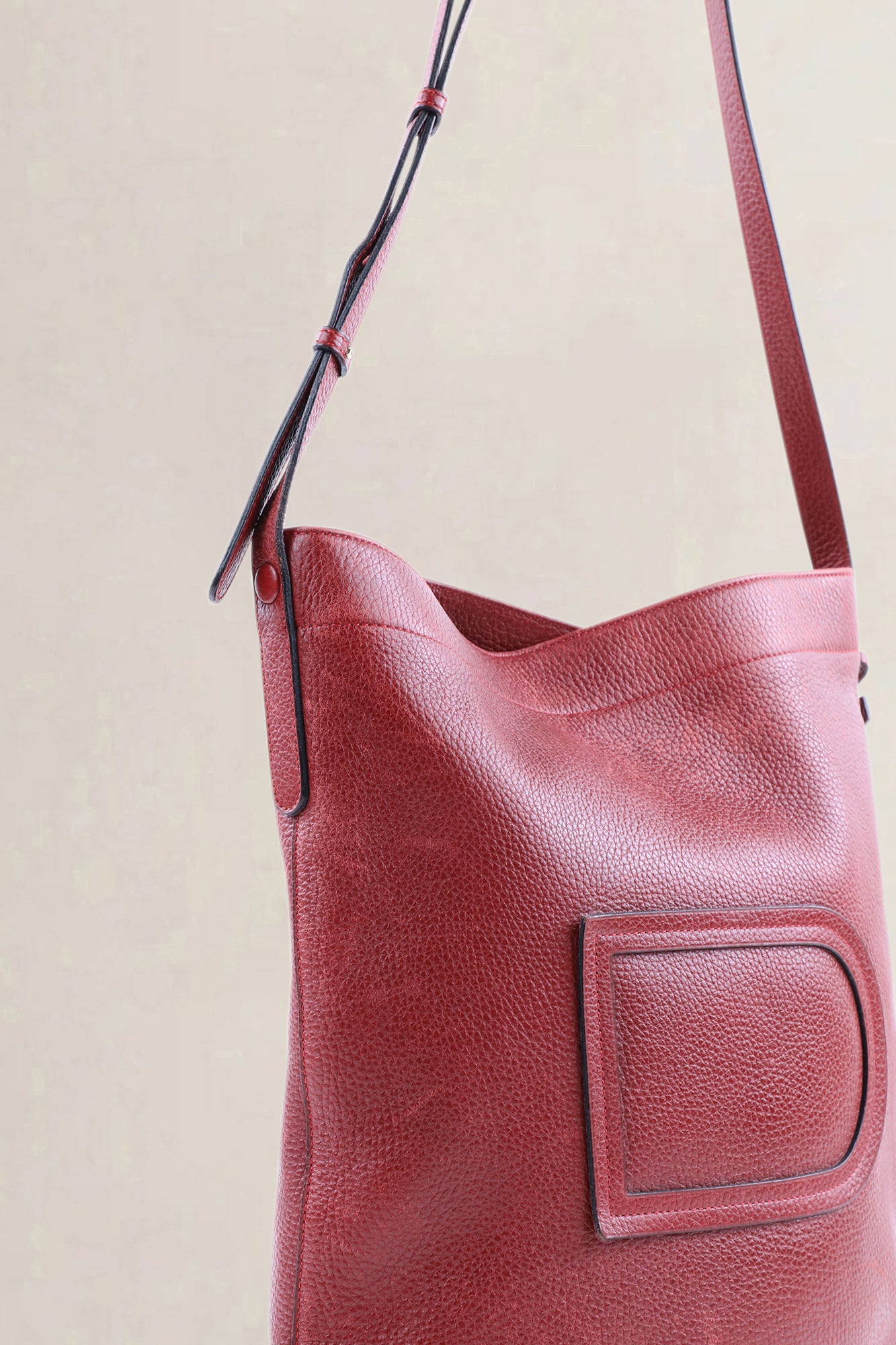 Delvaux Rosso Le Pin Crossbody Bag