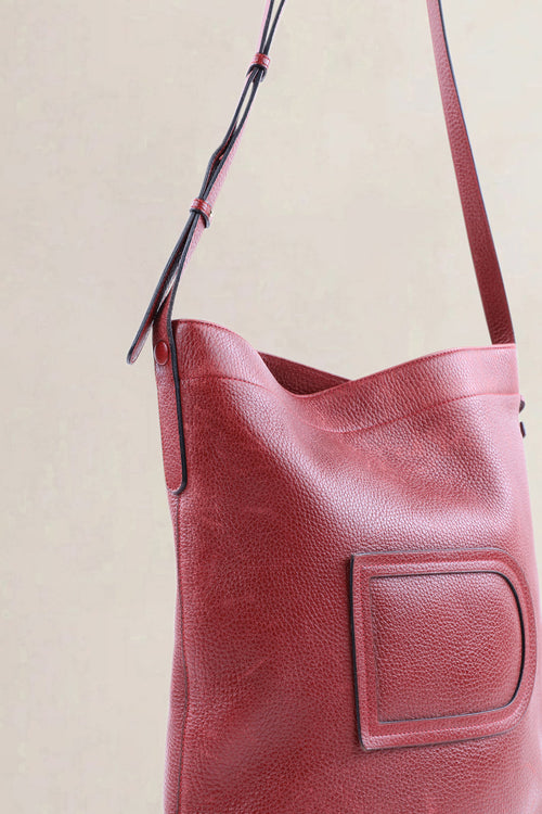 Delvaux Rosso Le Pin Crossbody Bag