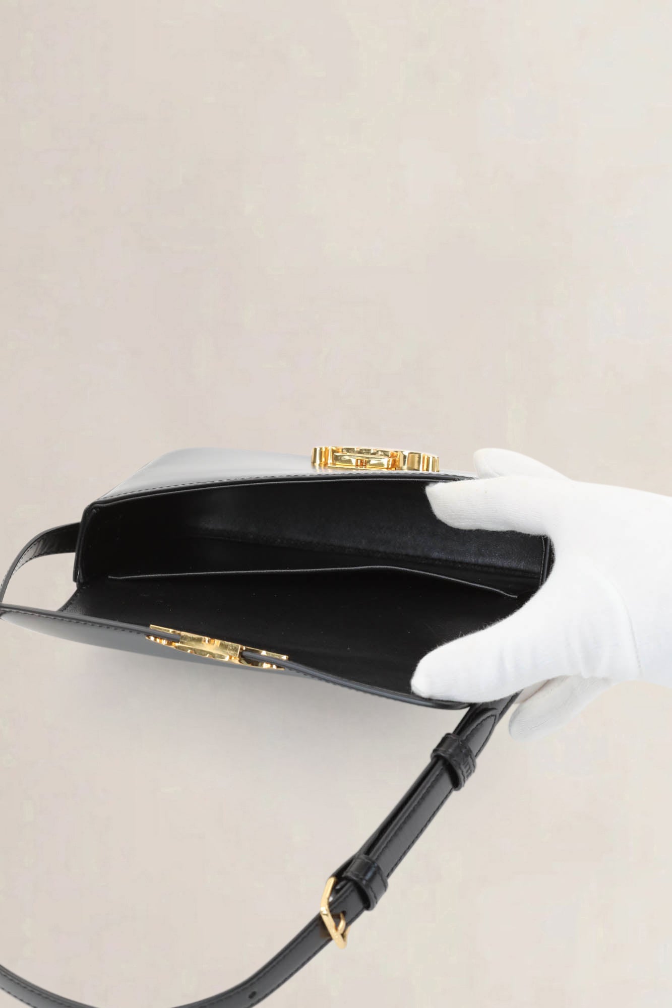 Céline Black Claude Shoulder Bag