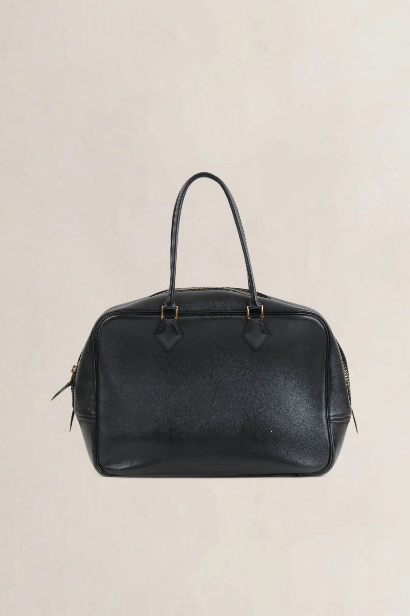 Hermès Black Plume Top Handle Bag