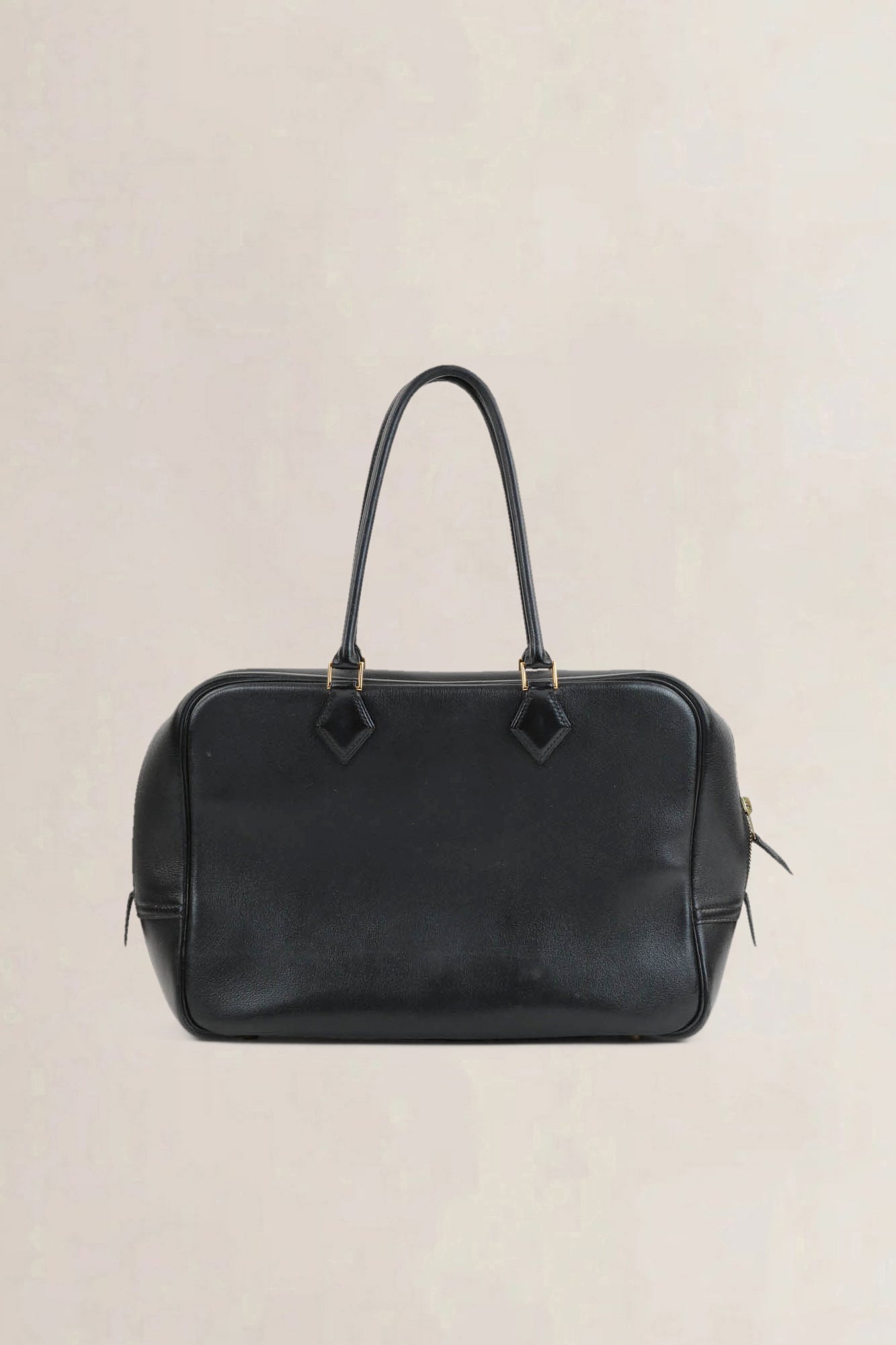 Hermès Black Plume Top Handle Bag