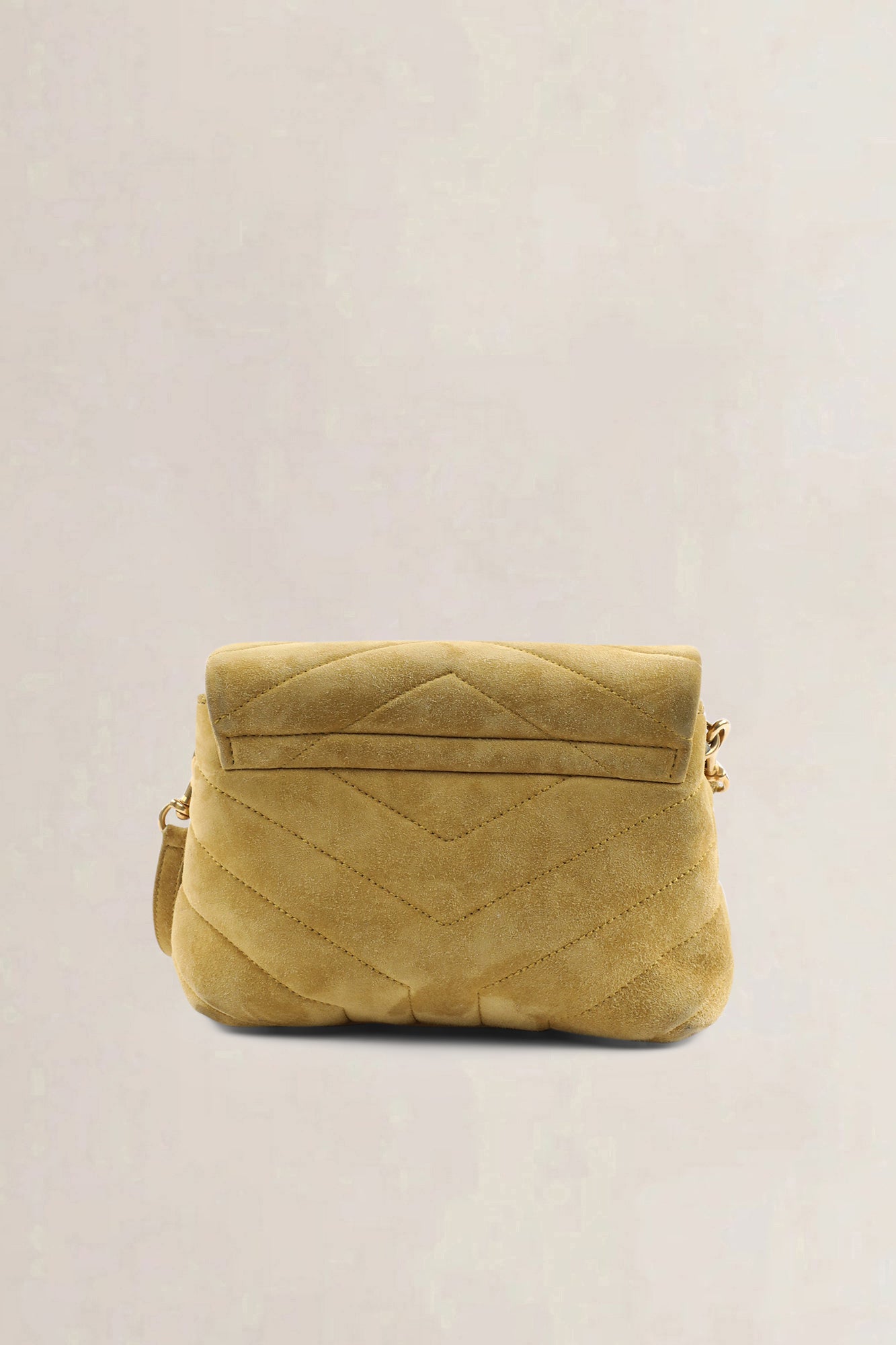 YSL Yellow Suède Loulou Toy Crossbody Bag
