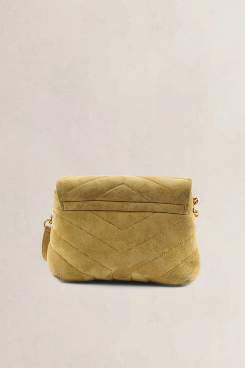 YSL Yellow Suède Loulou Toy Crossbody Bag