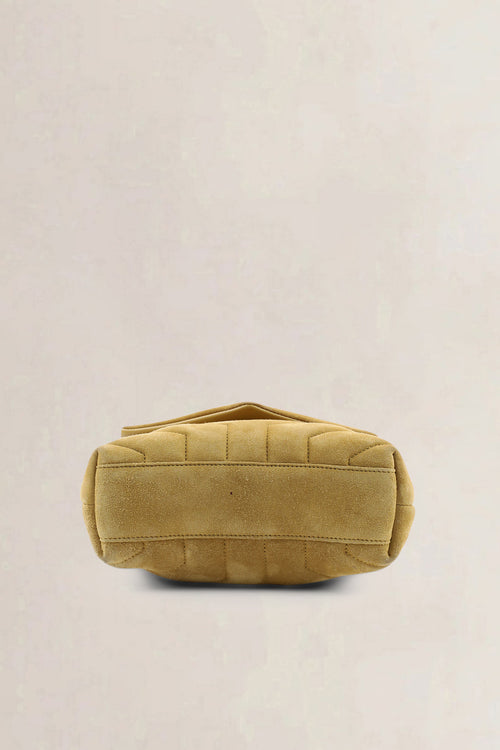 YSL Yellow Suède Loulou Toy Crossbody Bag