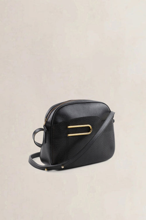 Delvaux Black Leather Crossbody Bag