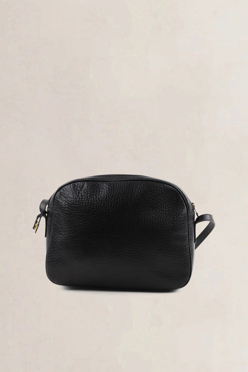 Delvaux Black Leather Crossbody Bag