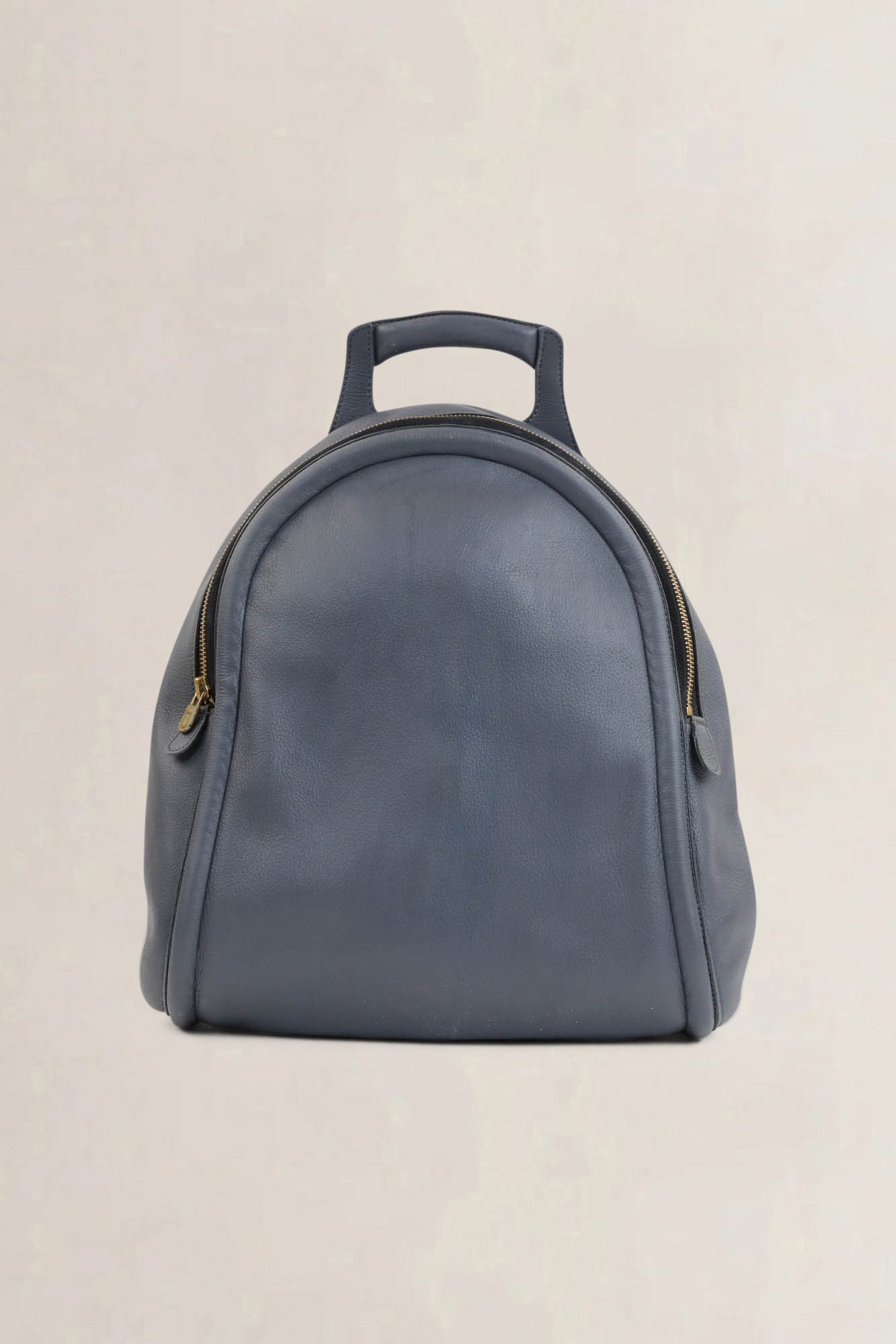 Delvaux Blue Leather Corcovado Backpack