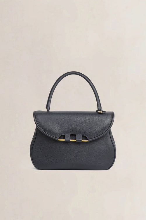 Delvaux Blue Top Handle Bag