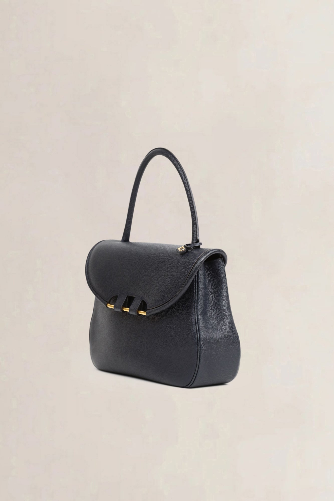 Delvaux Blue Top Handle Bag