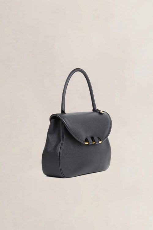 Delvaux Blue Top Handle Bag