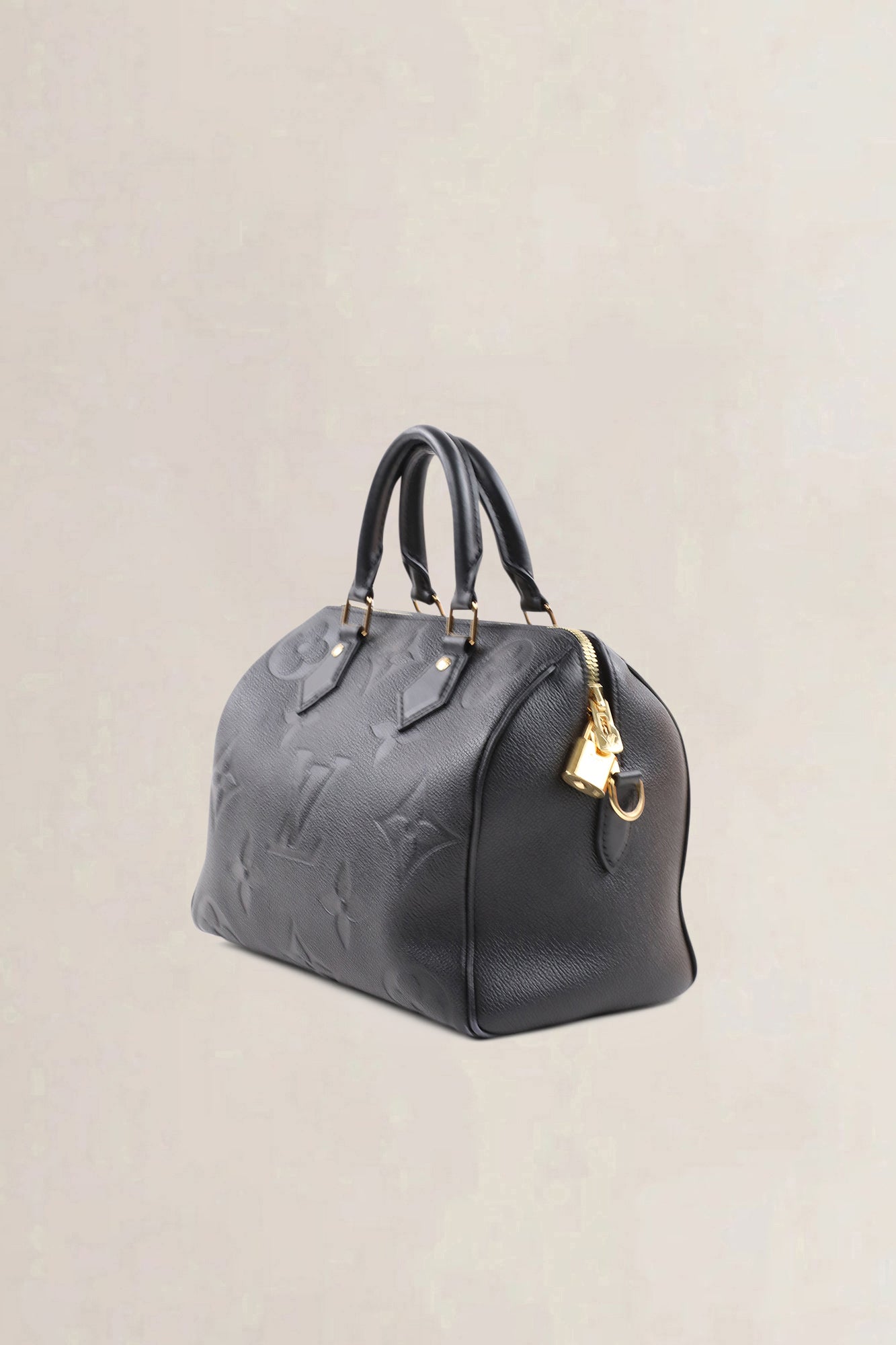 Louis Vuitton Speedy 25 Blue Monogram Empreinte Crossbody Bag