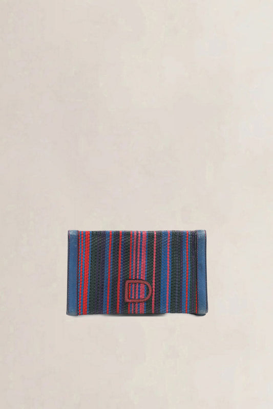 Delvaux Multicolor Toile De Cuir Wallet