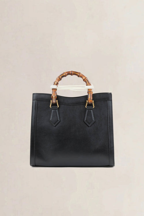 Gucci Black Diana Small Bamboo Top Handle Bag