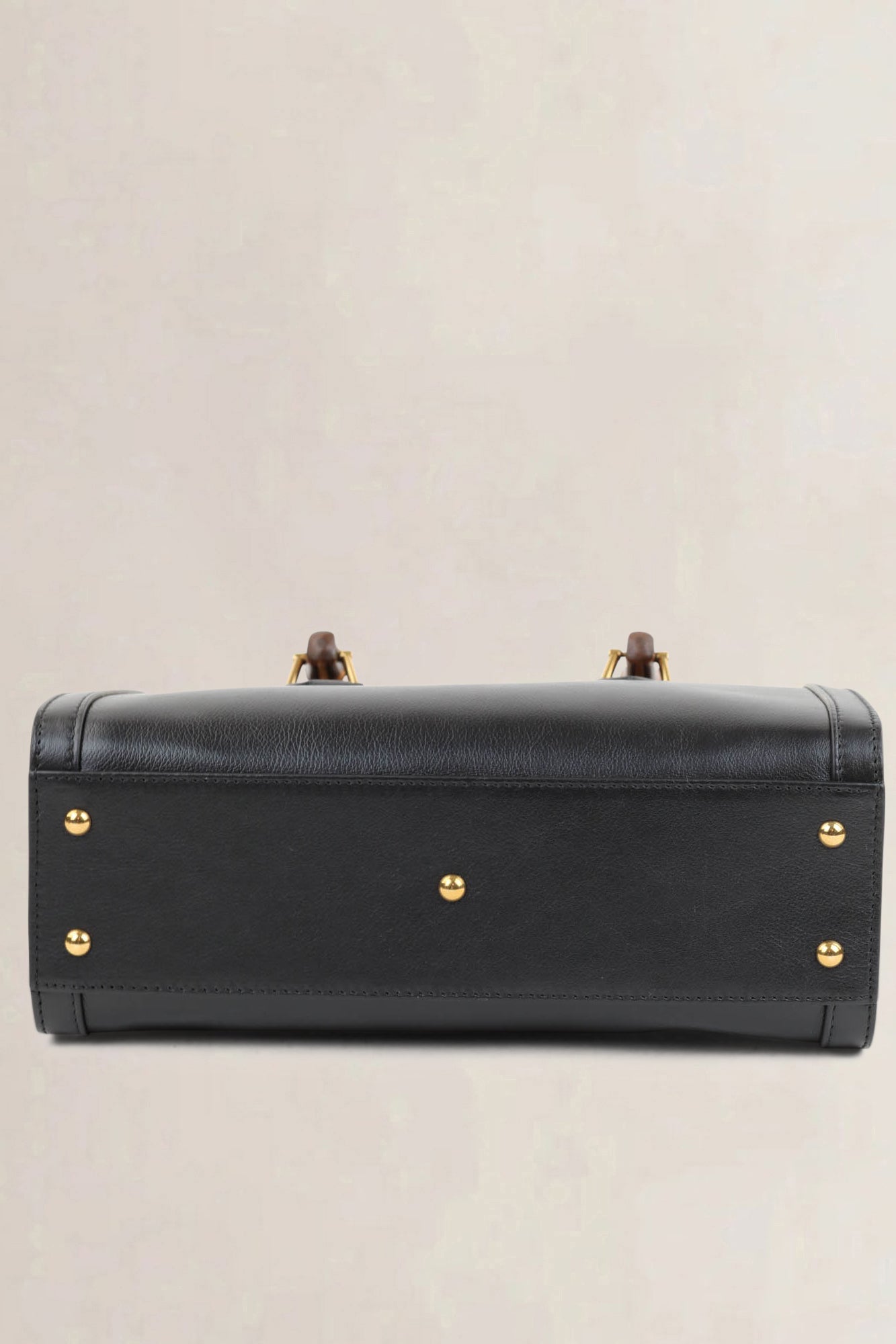 Gucci Black Diana Small Bamboo Top Handle Bag