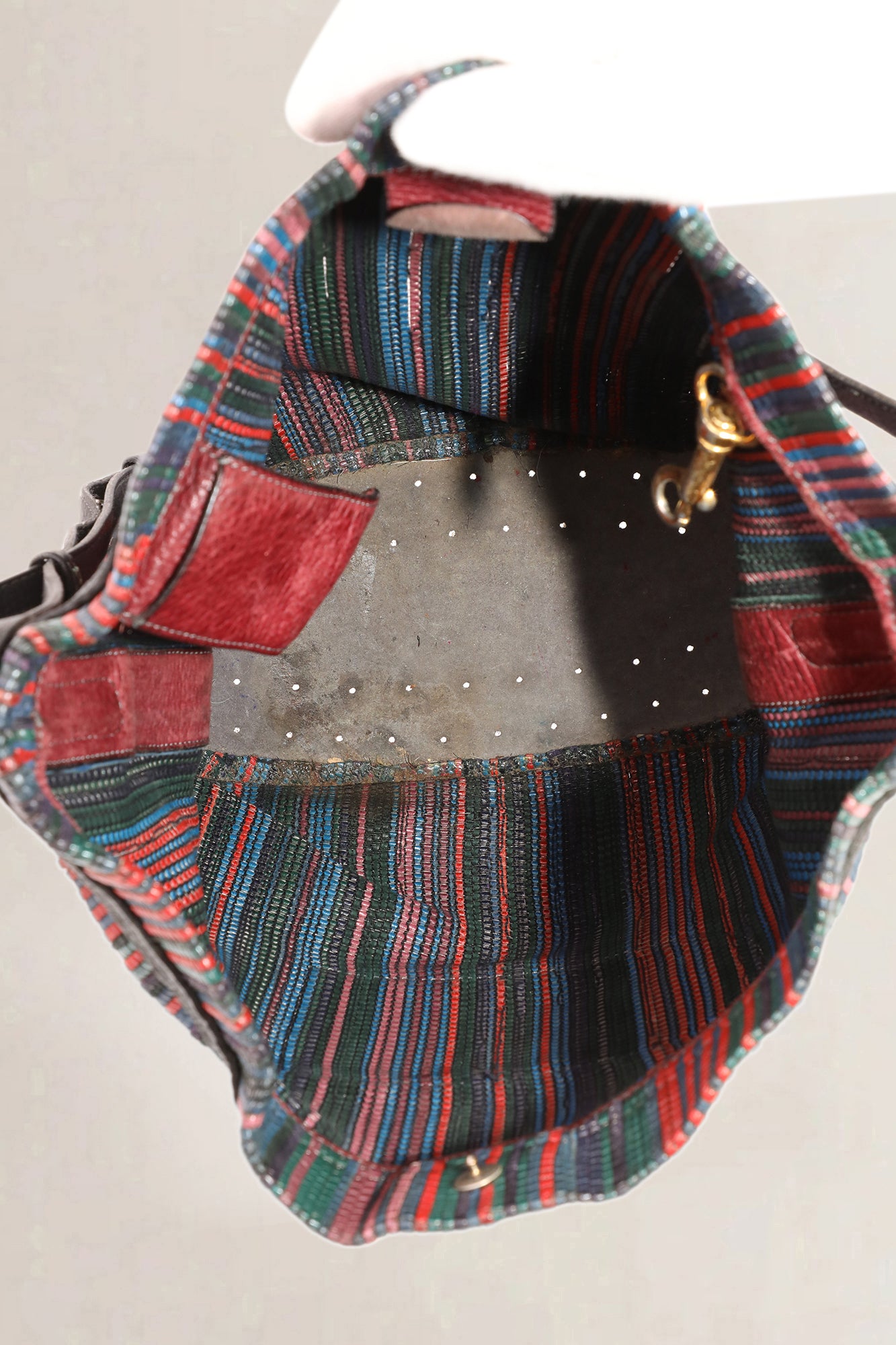 Delvaux Le Pin multicolour Toile de Cuir — preloved