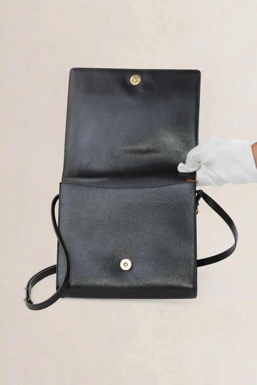 Delvaux Black Diademe Crossbody Bag