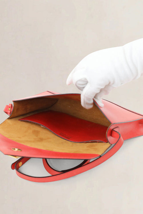 Delvaux Red Crossbody Bag