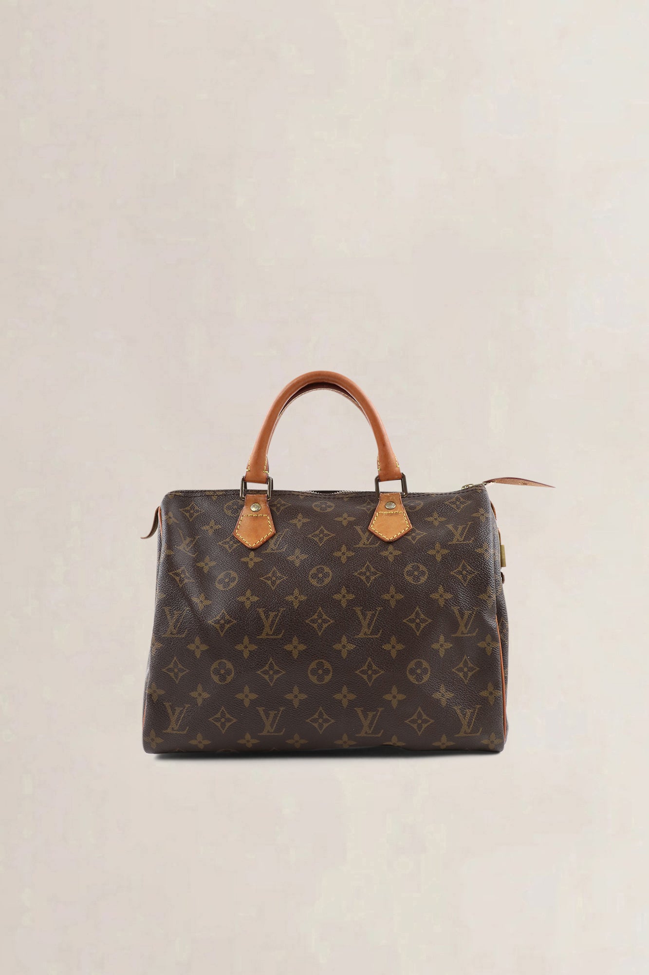 Louis Vuitton Classic Monogram Speedy 25 Top Handle Bag