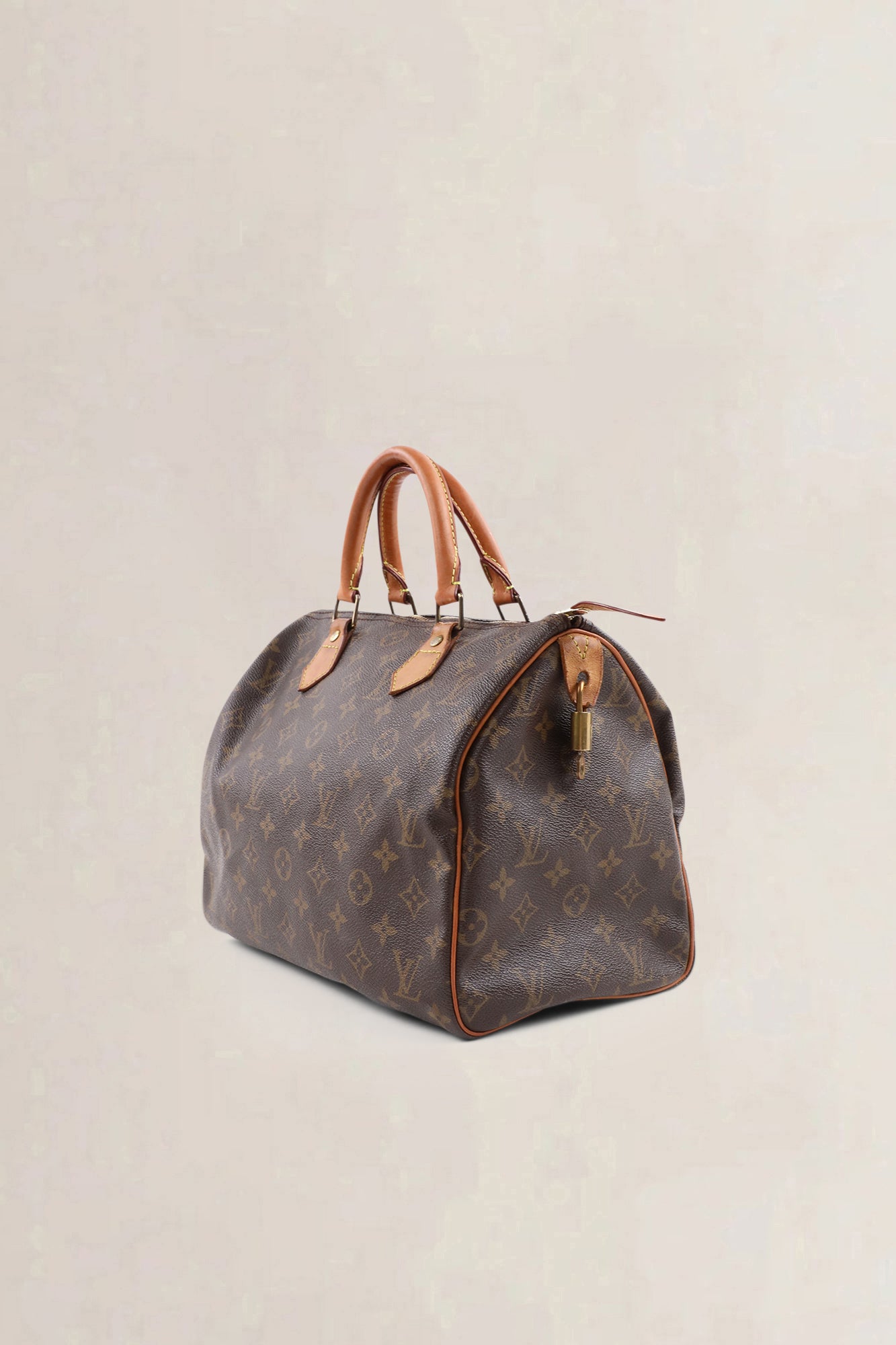 Louis Vuitton Classic Monogram Speedy 25 Top Handle Bag