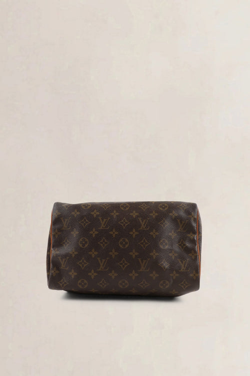 Louis Vuitton Classic Monogram Speedy 25 Top Handle Bag