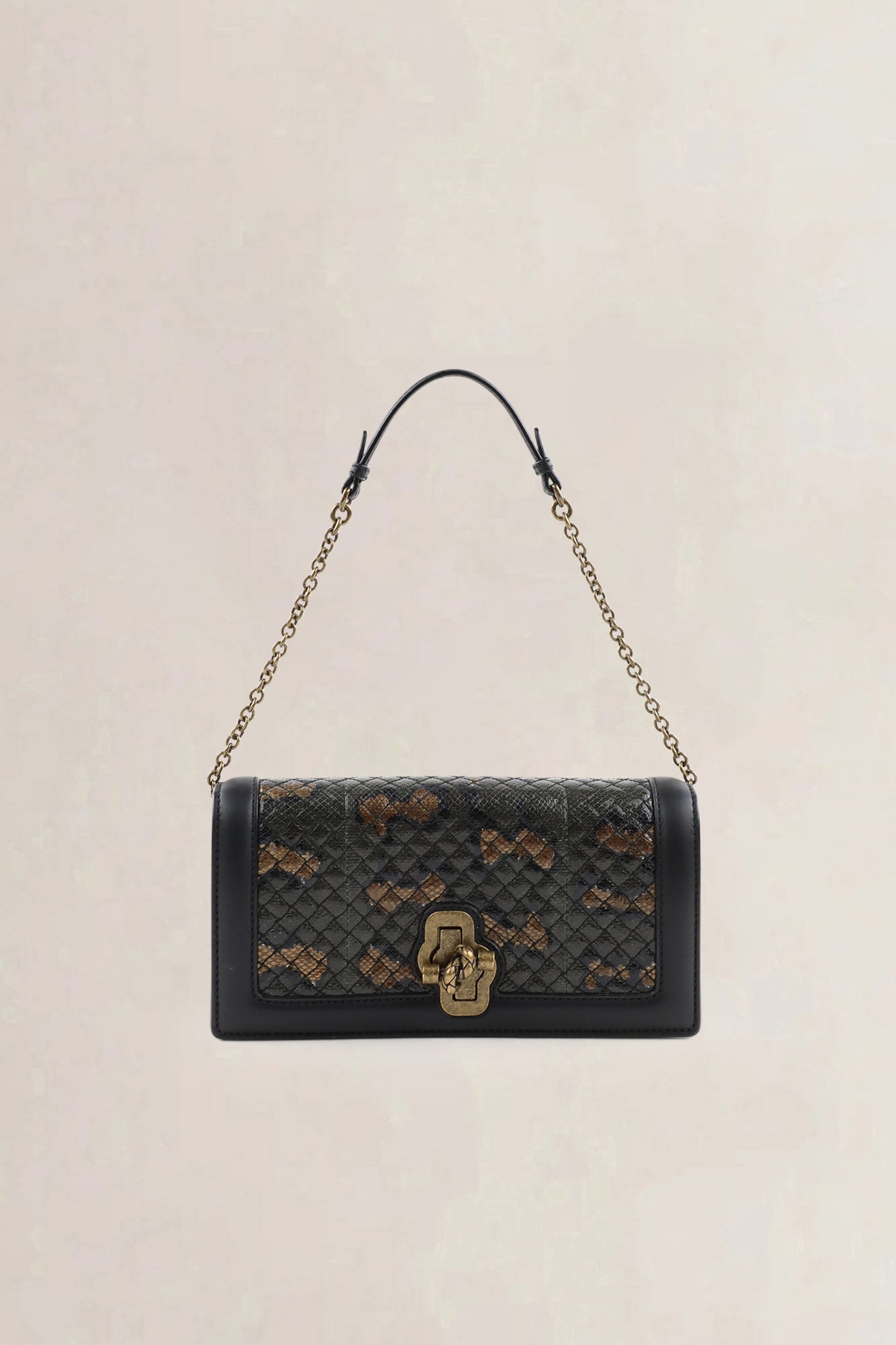 Bottega Veneta Black Olimpia Knot Crossbody Bag