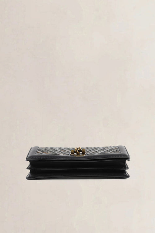 Bottega Veneta Black Olimpia Knot Crossbody Bag