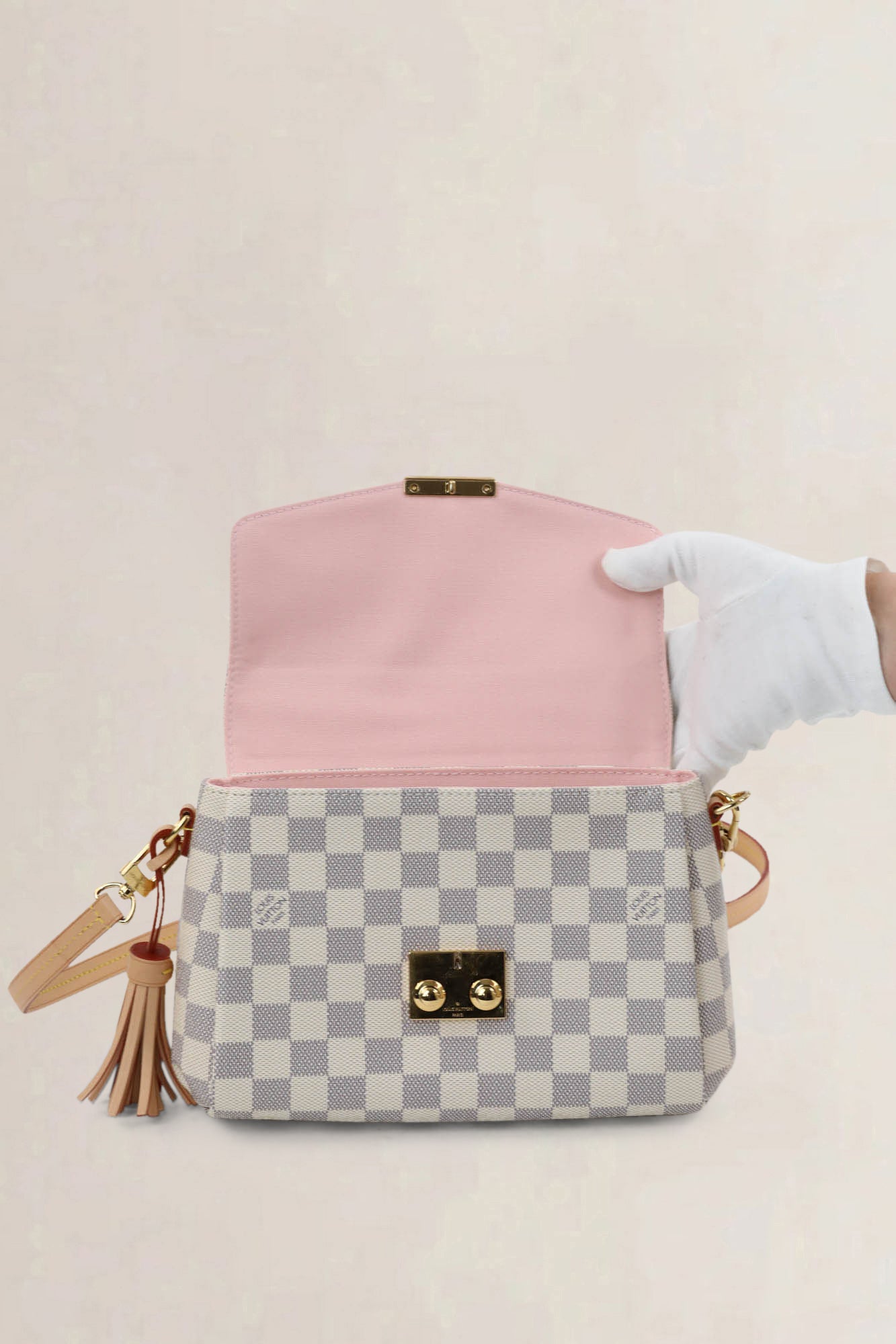 Louis Vuitton Croisette Damier Azur Crossbody Bag