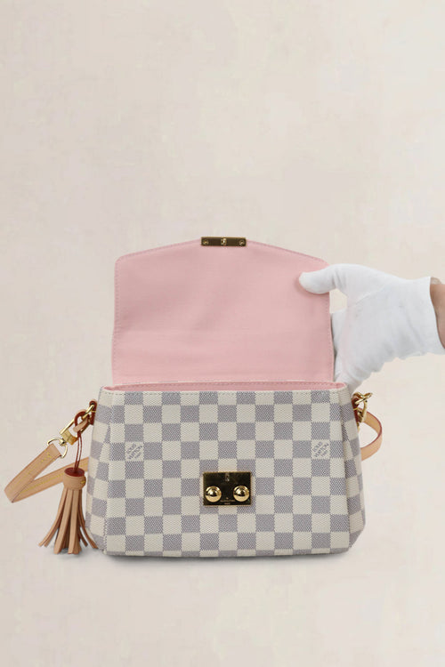 Louis Vuitton Croisette Damier Azur Crossbody Bag