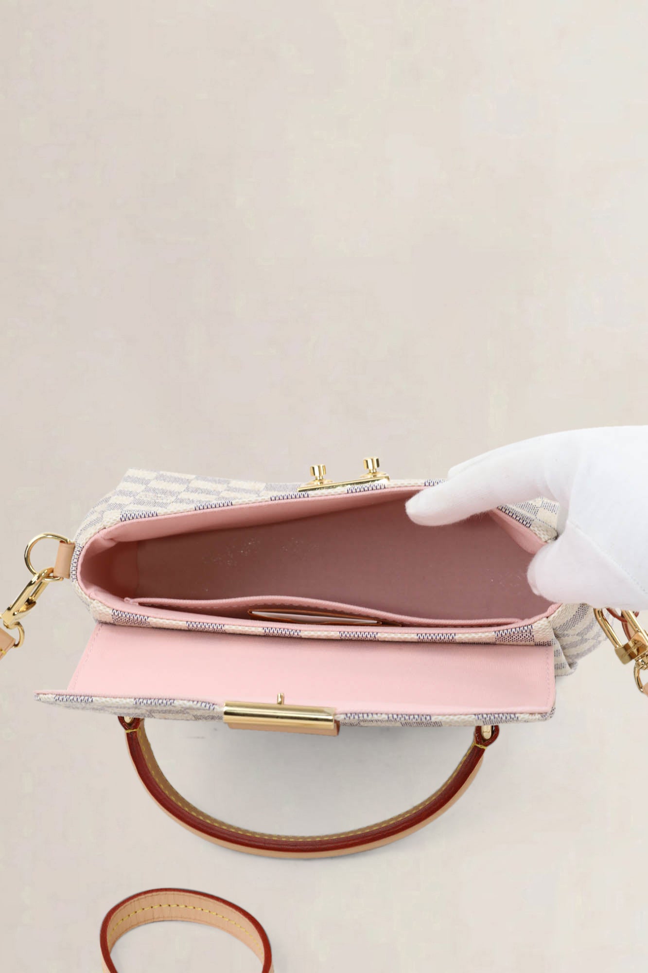 Louis Vuitton Croisette Damier Azur Crossbody Bag