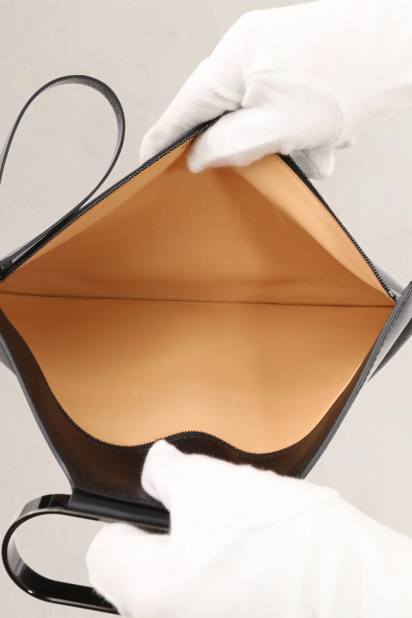 Delvaux Black Double Je Clutch