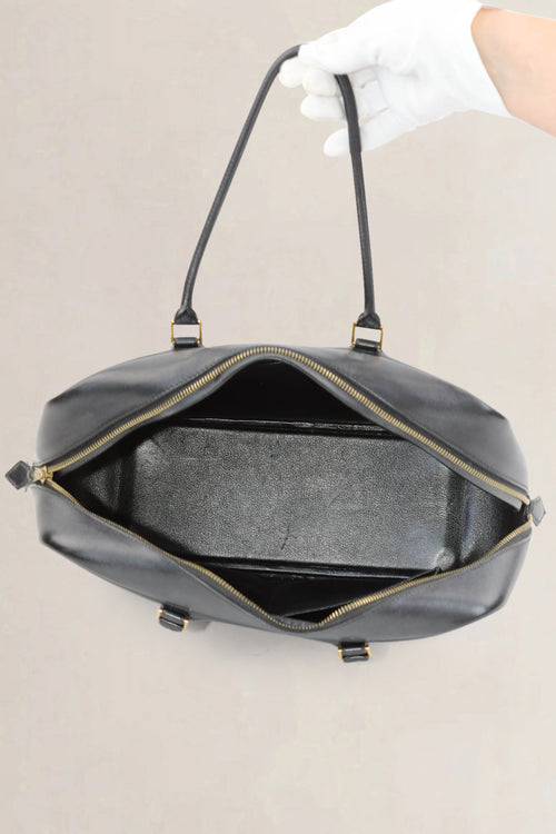 Hermès Black Plume Top Handle Bag