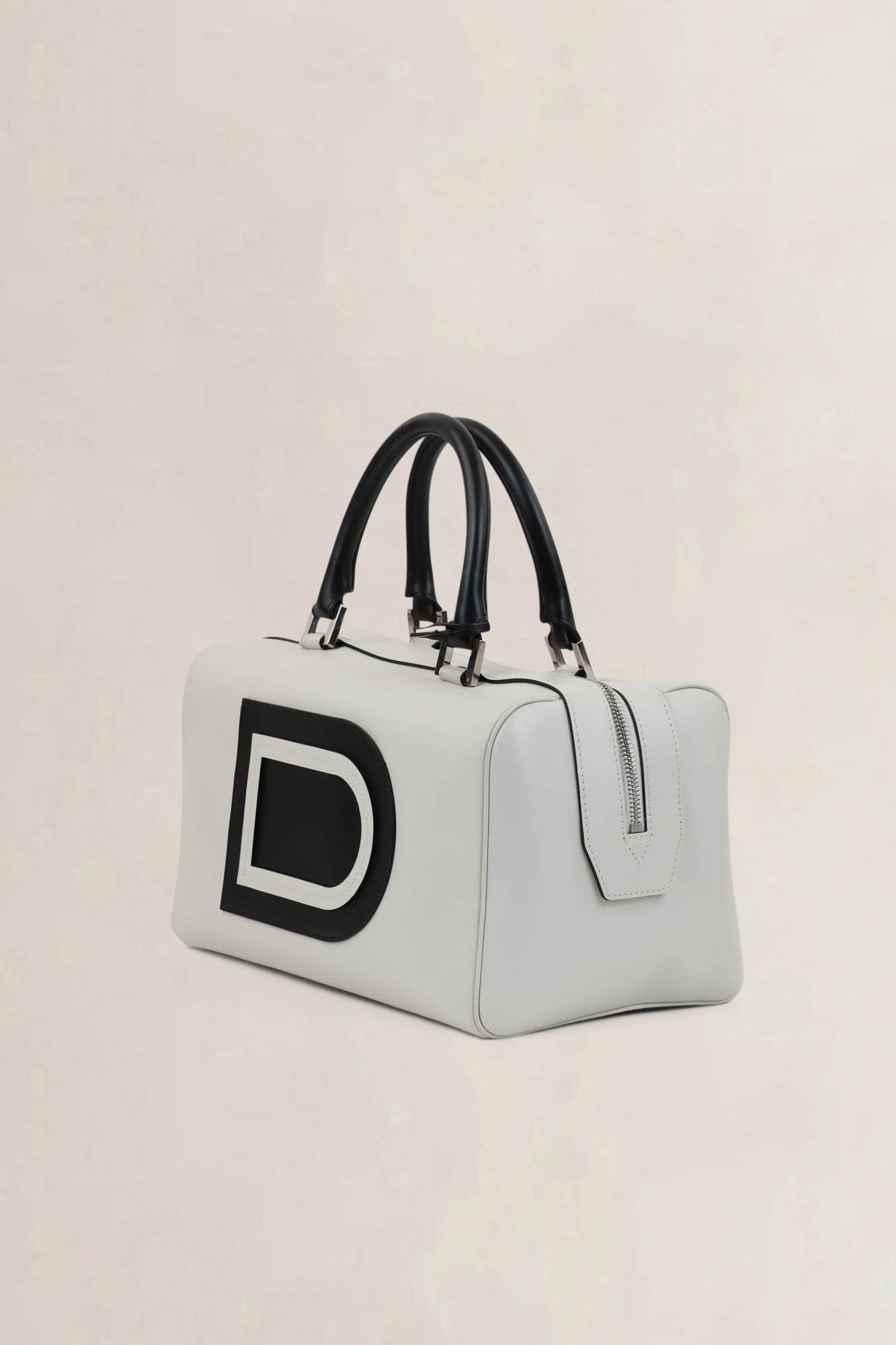 Delvaux Bicolore Louise Boston Allure Top Handle Bag
