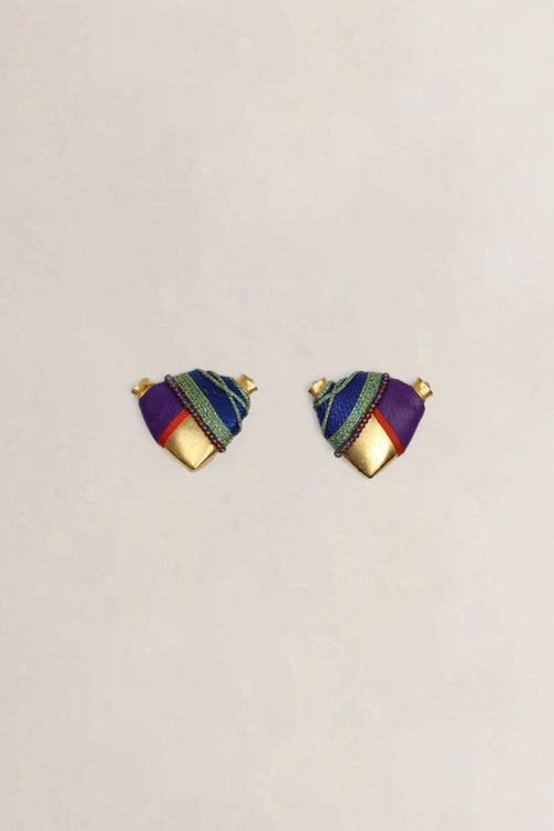 Christian Lacroix Vintage Multicolor Clips