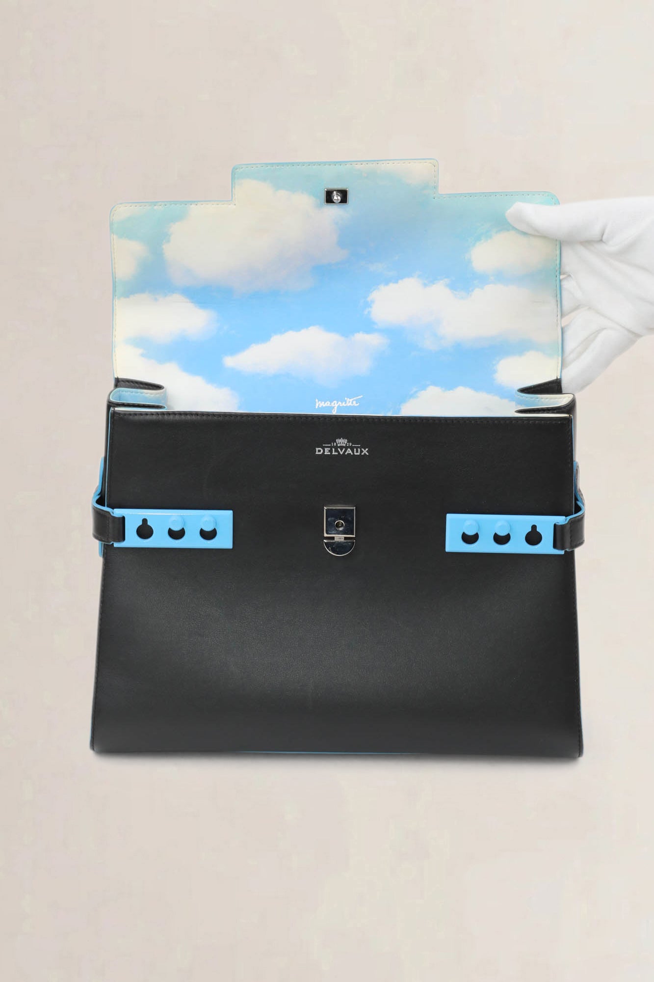 Delvaux Tempête GM Dans Les Nuages Crossbody Bag