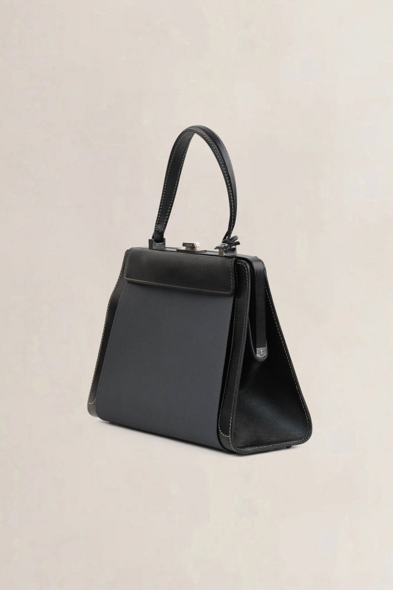 Delvaux Black Illusion Top Handle Bag