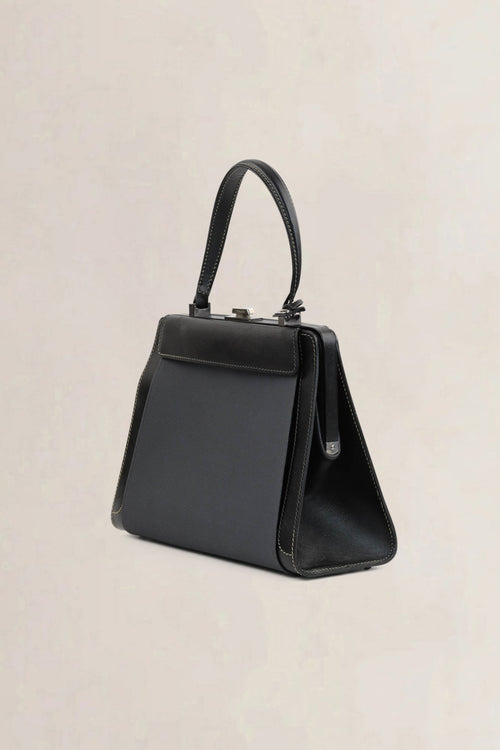 Delvaux Black Illusion Top Handle Bag