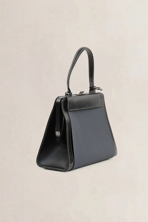 Delvaux Black Illusion Top Handle Bag