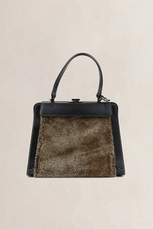 Delvaux Black Illusion Top Handle Bag