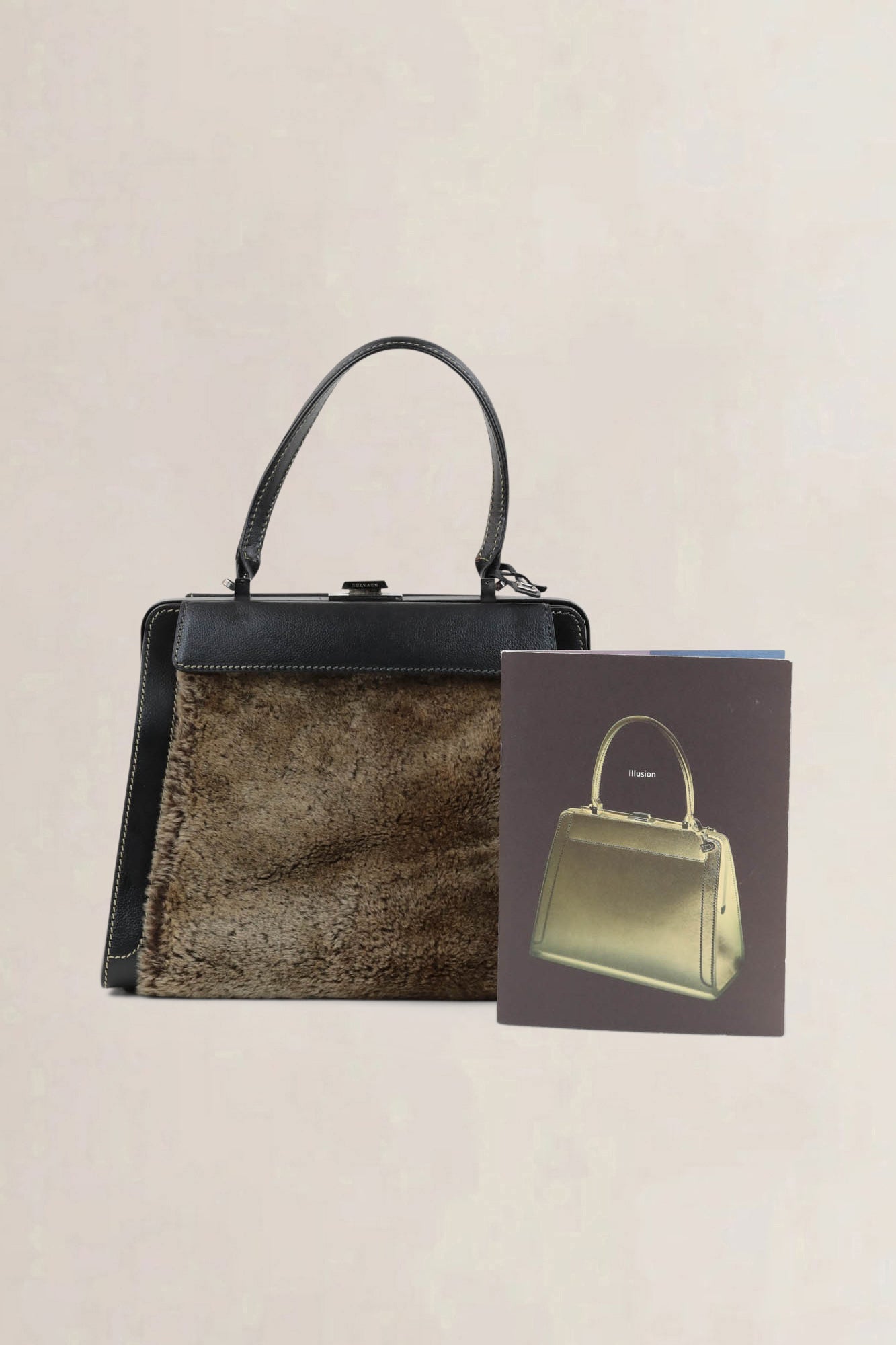 Delvaux Black Illusion Top Handle Bag