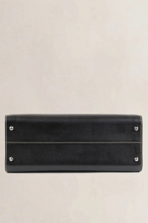 Delvaux Black Illusion Top Handle Bag