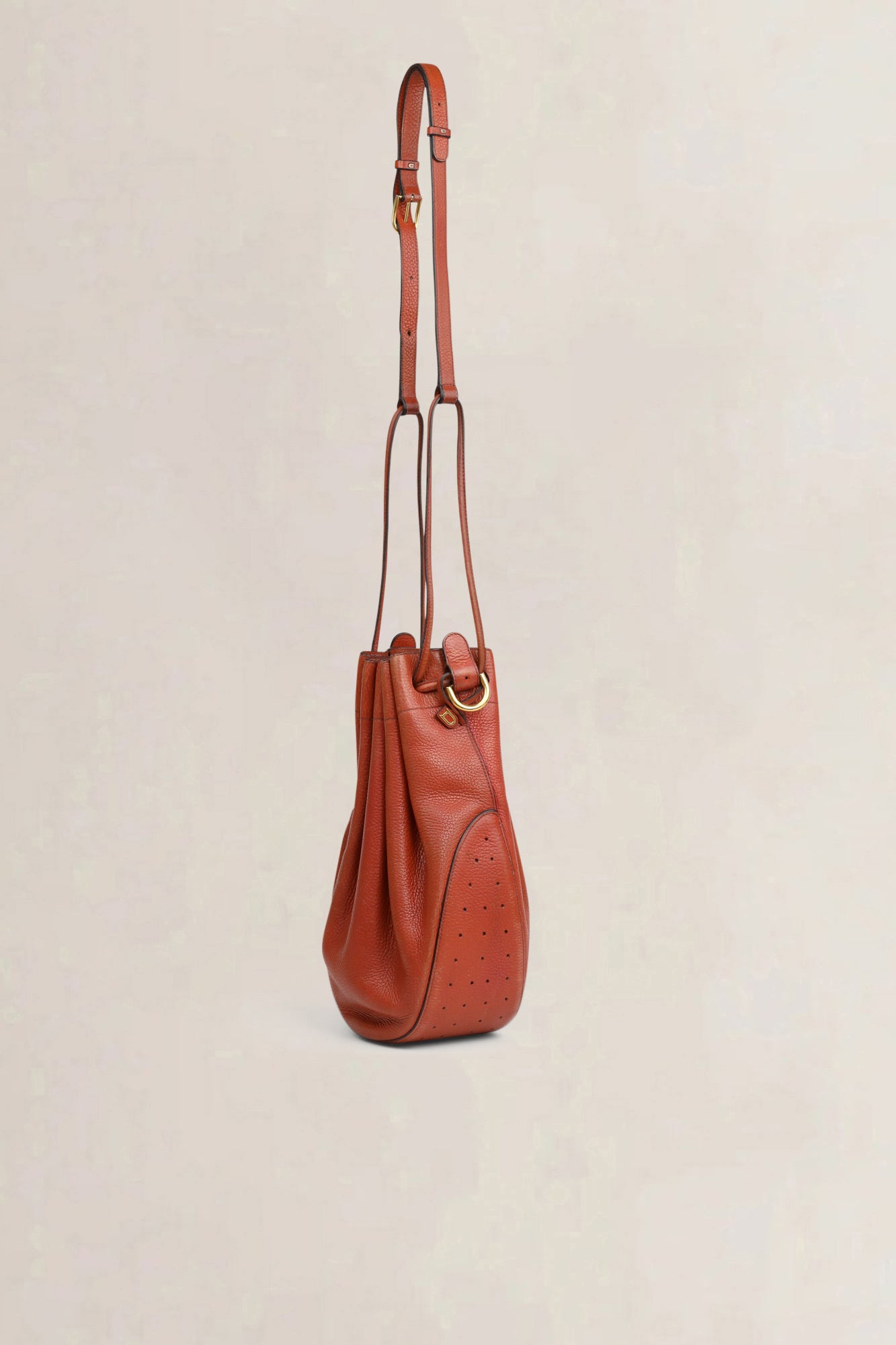 Delvaux Tabarin Orange MM Crossbody Bag